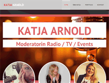 Tablet Screenshot of katja-arnold.com